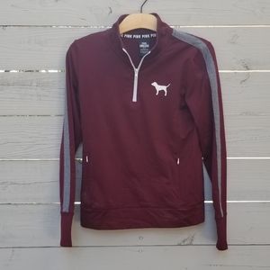 VS Pink Ultimate Quarter Zip Pullover